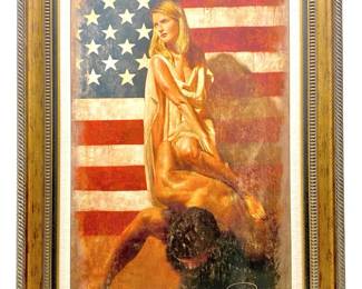 Huge Signed Tomasz Rut Giclée Liberta Giclee