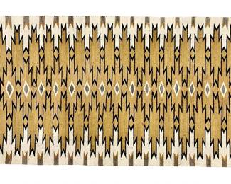 Hand Woven Native American Crystal Pattern Rug