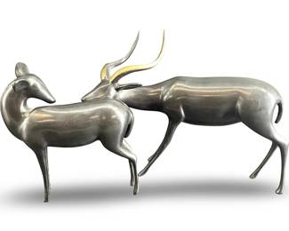 Loet Vanderveen Limited “Impala Pair" Bronze