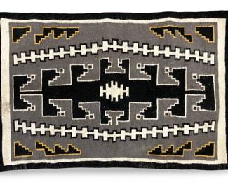 Vintage Hand Woven Native American Rug