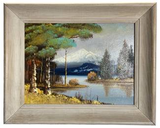 Signed Sullivan Landscape Oil on Panel