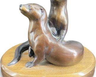 Limited Rip Caswell "Bert & Ernie" Otter Bronze