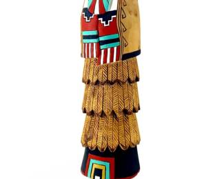Handcrafted Signed James Tsosi Shalako Kachina