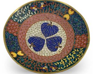 Tokugawa Family Crest “Last Shogun" Cloisonné Bowl