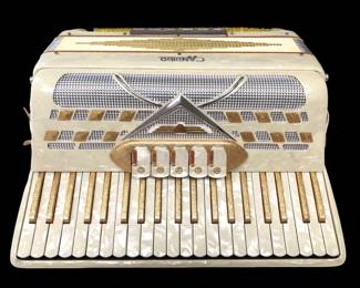 Vintage Candido Mother of Pearl Concert Accordion