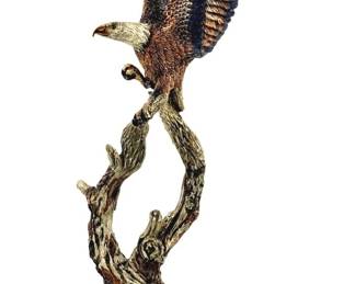 K. Cantrell Outpost Legends Bronze Eagle Sculpture