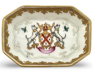 Small Porcelaine de Paris Sampson Trax Tray