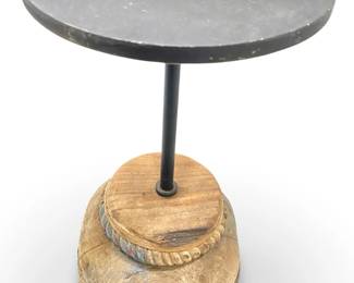 Antique Indian Reclaimed Pillar Base Pedestal