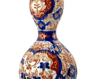 Japanese Imari Porcelain Gourd Shape Vase