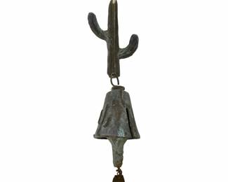 Bronze Paolo Soleri Style Cactus Bell