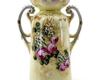 Hand Painted Nippon Porcelain Vase