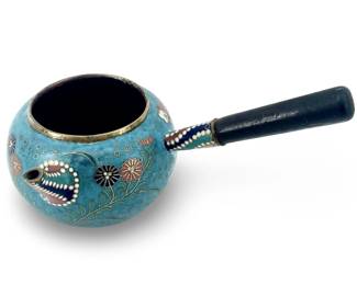 Antique Japanese Cloisonné Enamel Teapot