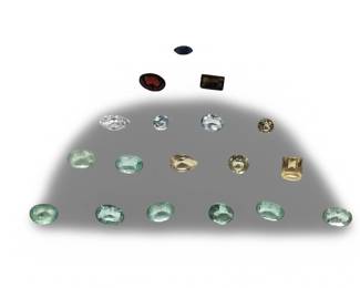 (18) Assorted Loose Mixed Gemstones