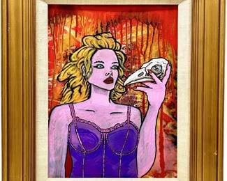 Signed Rotten Russ Interactive “ Crow Beauty"