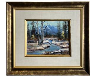 Signed Lucien C. Vannerson Oil on Panel