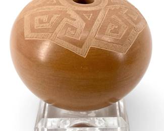 Preston Duwyenie Etched Pueblo Bowl