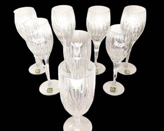 (8pc) Marquis by Waterford Crystal Wine Glasses