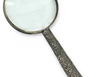 Vintage Silver Handle Magnifying Glass