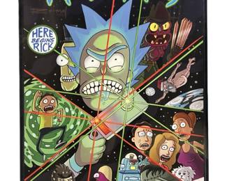 Exclusive Signed 2018 Comic-Con Rick&Morty Poster
