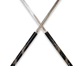 Japanese Dual Katanas/Staff