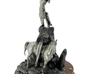 1985 Fine Pewter “Oh Great Spirit" Sculpture