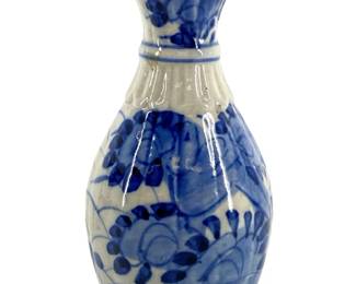 Small Japanese Blue and White Imari Porcelain Vase