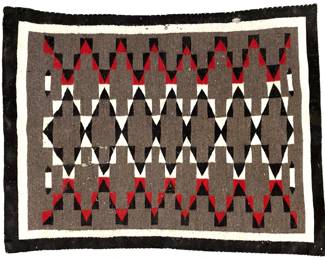 Hand Woven Native American Geometric Rug