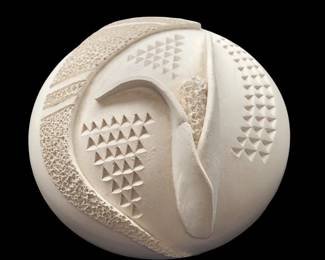 Signed Wilfredo Garcia Acoma Carved Pottery
