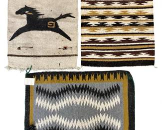 3pc Handwoven Southwestern Tapestry