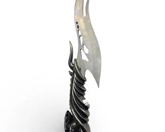 Stainless Steel Alien Fantasy Curved Knife