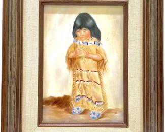 Small Signed Mary G Tile “Vel Miller Tribute"