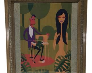 Attributed Josh Agle Shag Excellent Tailor