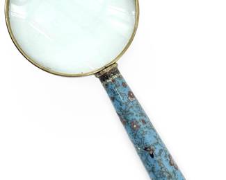 Enamel Cloisonné Handle Magnifying Glass