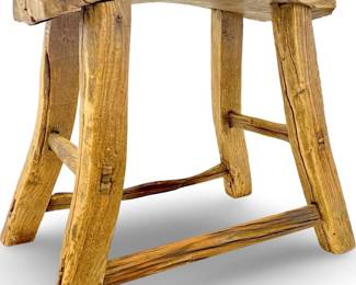 Gorgeous Antique Wooden Chinese Work Stool