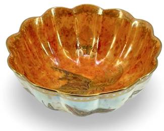 Rare Wedgewood Fairy Land Luster Porcelain Bowl
