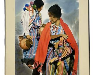 Signed Harwood Smith Original Watercolor