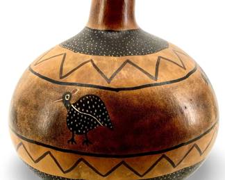 Swahili Imports Kenyan Gourd Folk Art