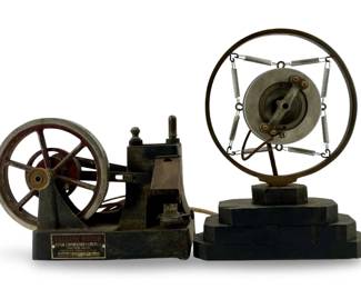 Antique Vacuum Rotor and Microphone