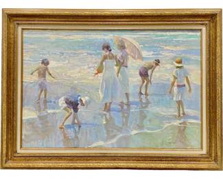 Signed “Pastels at Noon" Serigraph by Don Hatfield