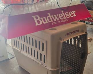 For when your dog likes to party.  Light and crate sold separately in case your dog does not like to party.