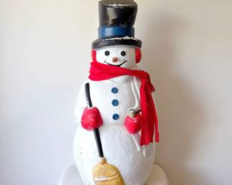 Vintage Empire Snowman Carrot Nose Blow Mold 
