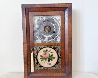 antique seth thomas ogee shelf clock