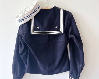 Vintage US Navy "Crackerjack" sailor uniform jumper