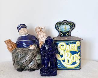 Royal Doulton 1988 D6818 Old Salt Collector's Club Teapot - Sailor Mermaid
