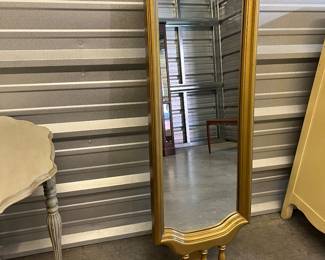 Hollywood Regency Style Adjustable  Full Length Mirror