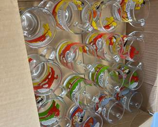 4 Sets of McDonalds Garfield Mugs