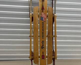 Paris American Flyer Vintage Sled