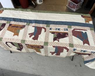 Quilt with Lots of Cats 5' x8'