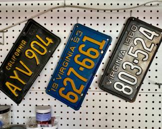 Antique License Plates