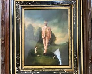 Janet Hill print in Antique Frame